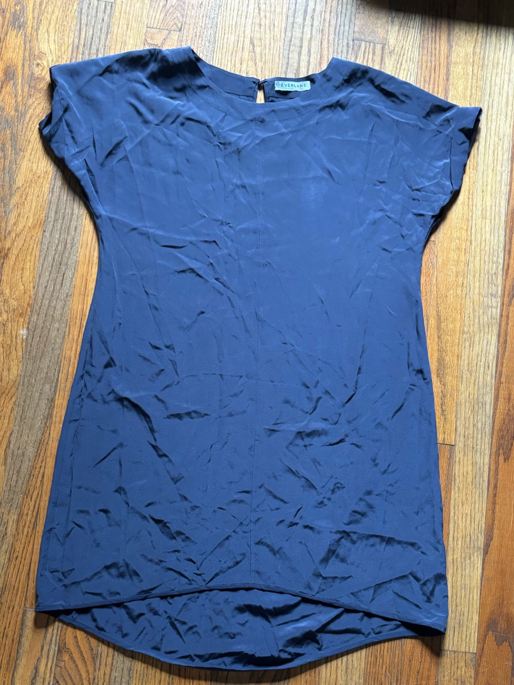 Everlane Navy silk Dress